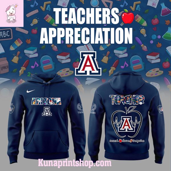 Arizona Wildcats Teachers Appreciation 2025 Hoodie Shirt